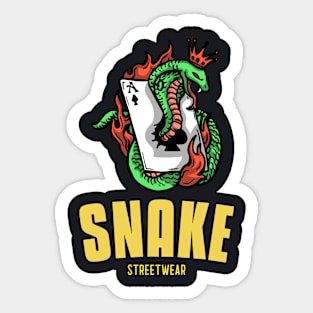 Snake streetwear Sticker